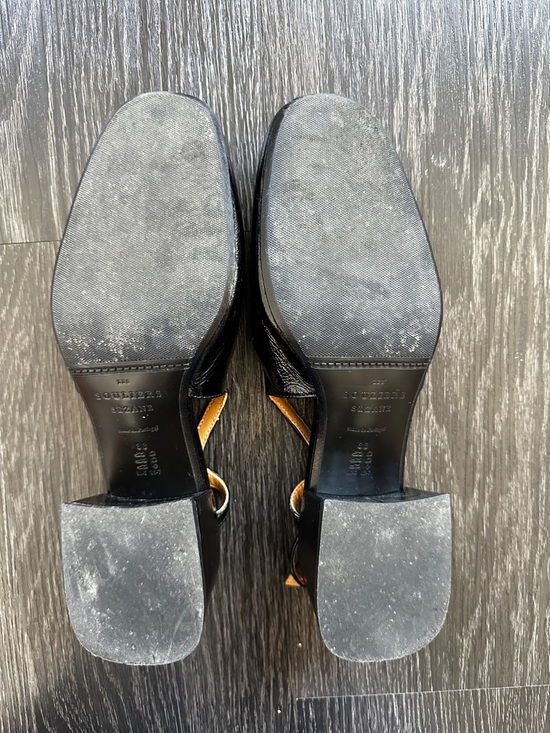 Sezane Paula Babies in Black Patent Leather - Picture 6 of 7